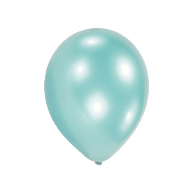 Ballon bleu caraïbe Color Pearl, lot de 10, 11 pouces (27,5 cm)