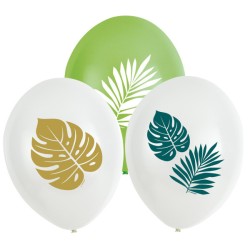 Key West Leaf balloon, 6 pcs 11 inch (27.5 cm)