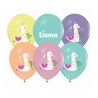 Ballon Lama Cactus, lot de 5 ballons de 12 pouces (30 cm)