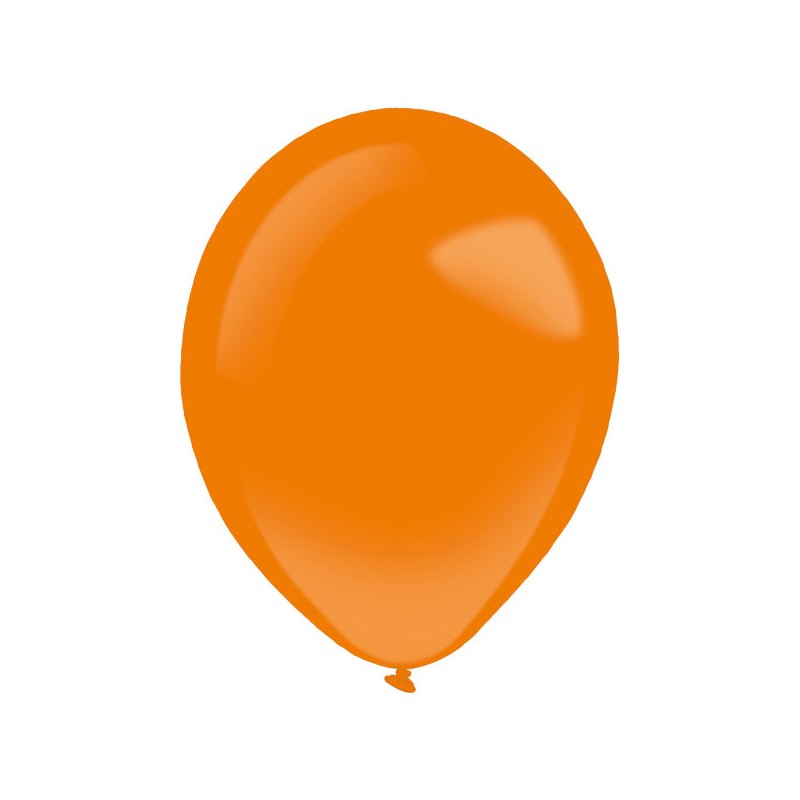 Colour Tangerine Mandarin balloon, 100 pcs 5 inch (13 cm)