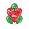 Christmas Merry Christmas, i balloon, set of 6 pcs 12 inch (30 cm)