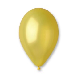 Métal de couleur jaune, ballon jaune, 100 pièces de 10 pouces (26 cm)