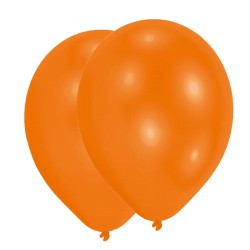 Colour Orange Orange Balloon, Pack of 25, 11 inch (27.5 cm)