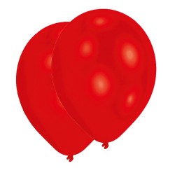 Ballon de couleur rouge, 25 pièces, 11 pouces (27,5 cm)