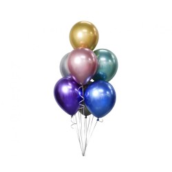 Couleur Platinum Colors, Ballon, 7 pièces. 12 pouces (30 cm)