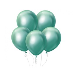 Couleur Vert Platine, Ballon Vert, 7 pcs. 12 pouces (30 cm)