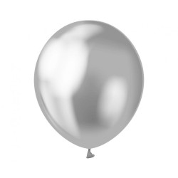 Colour Platinum Silver, Silver Balloon, 7 pcs 12 inch (30 cm)