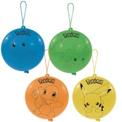 Ballon Pokémon Thunder Punch, lot de 4, 16 pouces (40,5 cm)