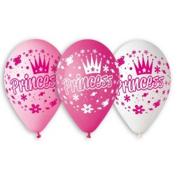 Princesse Princesse, Ballon, 5 pcs. 12 pouces (30 cm)