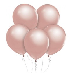 Colour Light Pink Metallic Pink balloon, 10-piece 12 inch (30 cm)