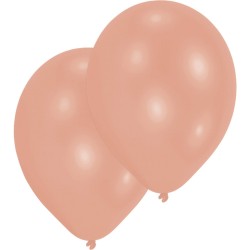 Colour Pearl Rosegold Pink balloon, 25 pieces 11 inch (27.5 cm)