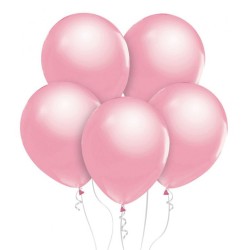 Colour Pink Metallic Pink Balloon, 10 pcs 12 inch (30 cm)