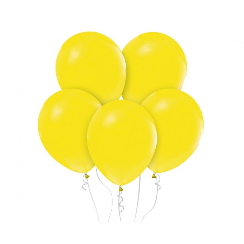 Colour Pastel Yellow Yellow balloon, 10-piece 12 inch (30 cm) set