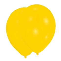 Ballon jaune de couleur jaune, 25 pièces de 11 pouces (27,5 cm)