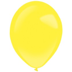 Ballon jaune soleil de couleur jaune, 100 pièces de 5 pouces (13 cm)