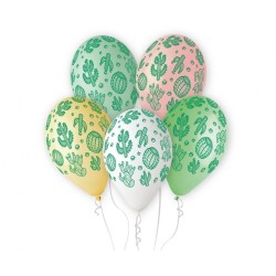 Cactus épineux, ballon, 5 pièces 13 pouces (33 cm)