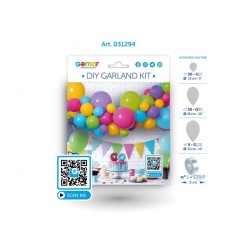 Ballon coloré, guirlande de ballons, lot de 65 pièces