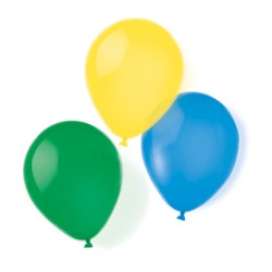 Colour Metallic balloon, 8 pack 10 inch (25.4 cm)