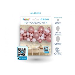 Colour Rose Gold balloon, balloon garland set 65 pieces