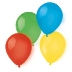 Colour Standard balloon, 20 pcs 8 inch (20.3 cm)