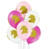 Unicorn Gold balloon, 6 pcs 12 inch (30cm)