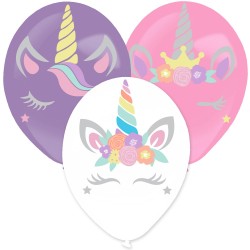 Ballon magique licorne, ensemble de 3 pièces avec accessoires 14 pouces (35,5 cm)