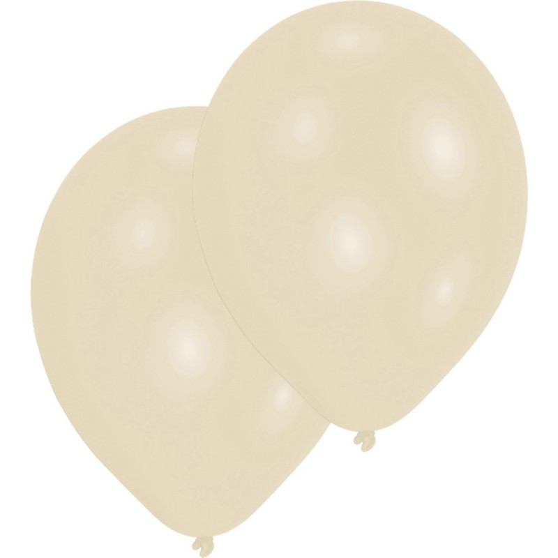 Ballon couleur vanille crème vanille, 25 pièces 11 pouces (27,5 cm)