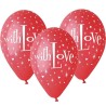 Ballon Love With Love, 5 pièces 12 pouces (30 cm)