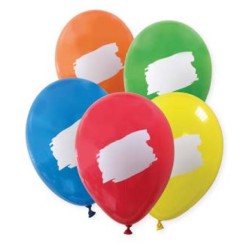 Happy Birthday Write-on balloon, 6 pieces