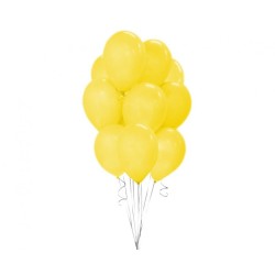 Colour Yellow Balloon, 10 pcs, 10 inch (26 cm)