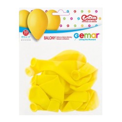 Ballon de couleur jaune, 10 pièces, 10 pouces (26 cm)