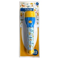 Lampe torche LED jaune Animaux, lampe à main 15 cm