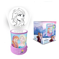 Projecteur, lampe et veilleuse 2 en 1 Disney Frozen Enchanted