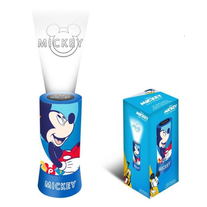 Projecteur, lampe et veilleuse Disney Mickey 2 en 1