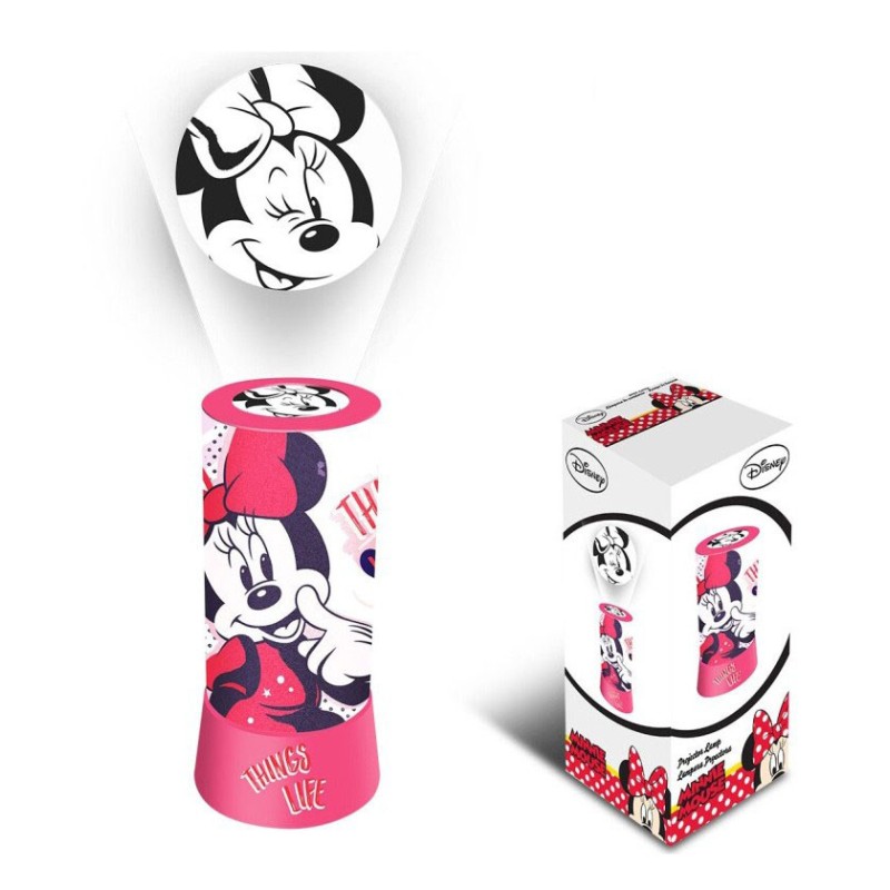 Projecteur, lampe et veilleuse Disney Minnie 2 en 1