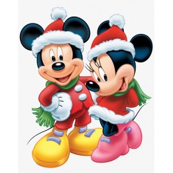 Gobelet de Noël Disney Minnie Mickey, plastique 260 ml