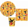 Bing Yellow party set with 32 pieces and 18 cm plates