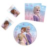 Coffret de fête Disney Frozen Wind avec 36 pièces et assiettes de 23 cm