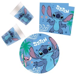 Coffret de fête Disney Lilo et Stitch Angel avec 36 pièces et assiettes de 23 cm