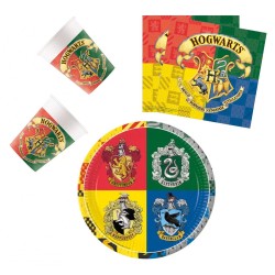 Harry Potter Hogwarts Houses party set 36 pcs with 23 cm plate