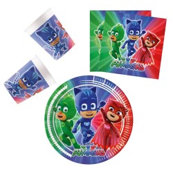 PJ Masks Trio party set 36 pcs with 23 cm plate