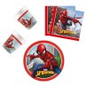 Coffret de fête Spiderman Crime Fighter 36 pièces avec assiettes de 23 cm