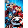 Couverture en microflanelle Avengers Heroes 100x150cm