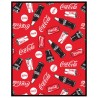 Coca-Cola Coral Fleece, couverture polaire 120x150cm