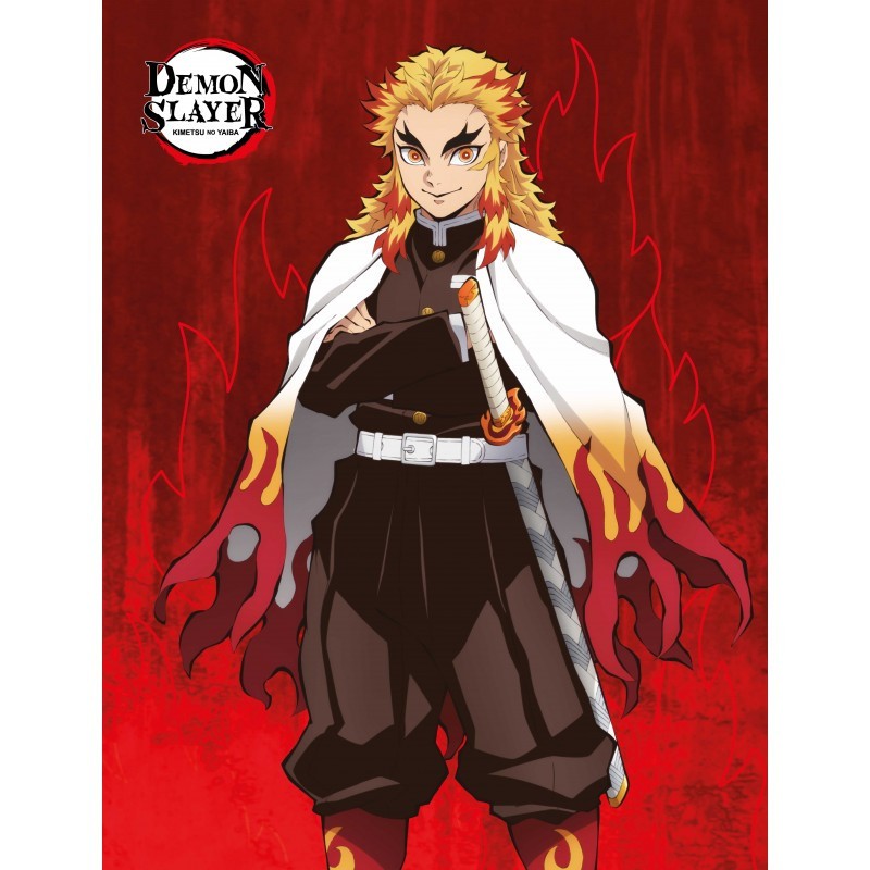 Demon Slayer Rengoku polar blanket 130x170 cm