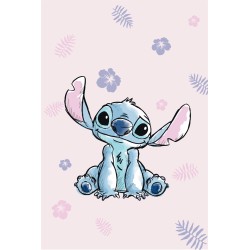 Disney Lilo and Stitch Pink microfleece blanket 100x150cm