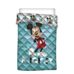 Couvre-lit matelassé Disney Mickey Pose, couverture 140x200cm