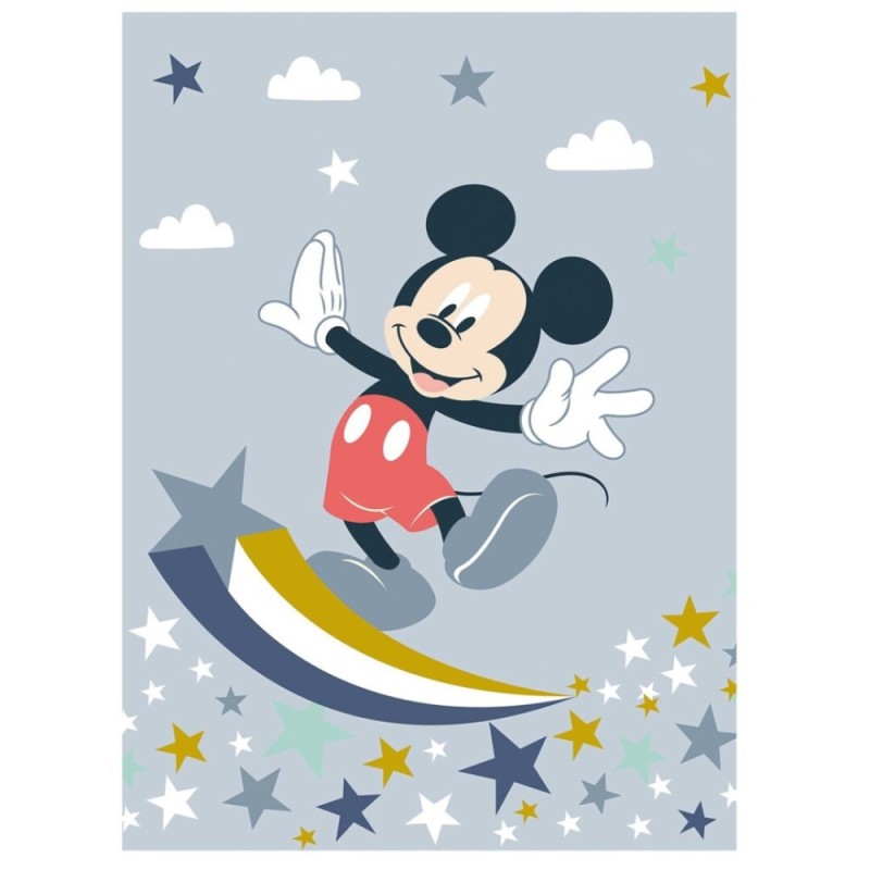 Couverture polaire corail Disney Mickey Star 110x150cm