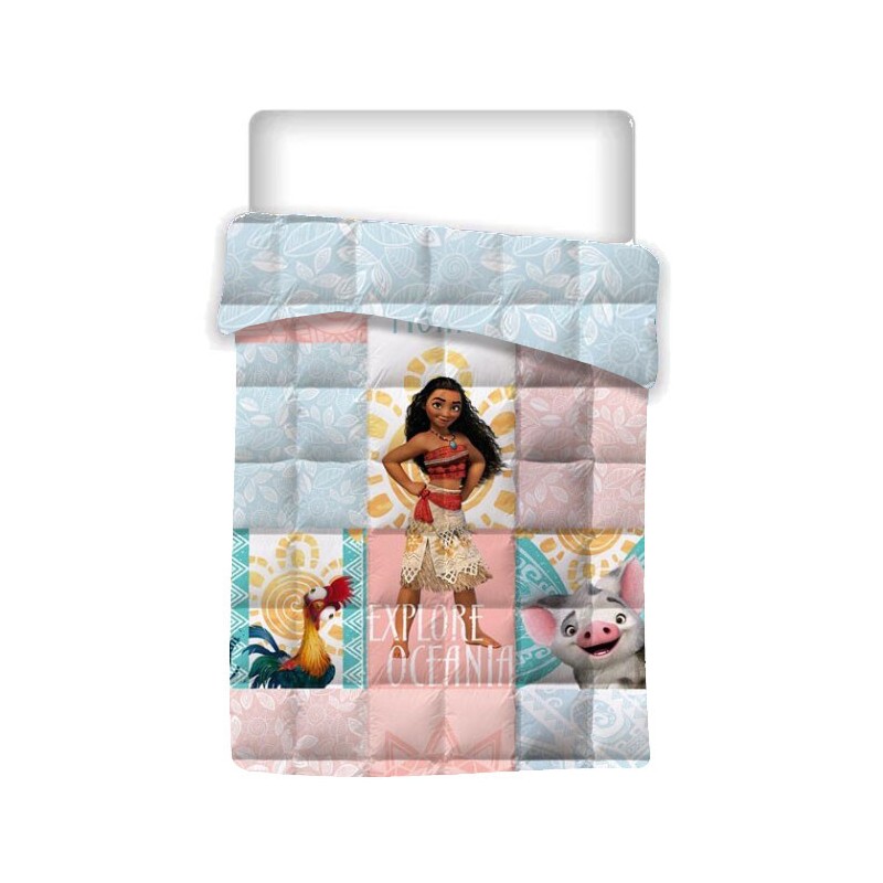 Disney Vaiana quilted bedspread, duvet 140x200cm