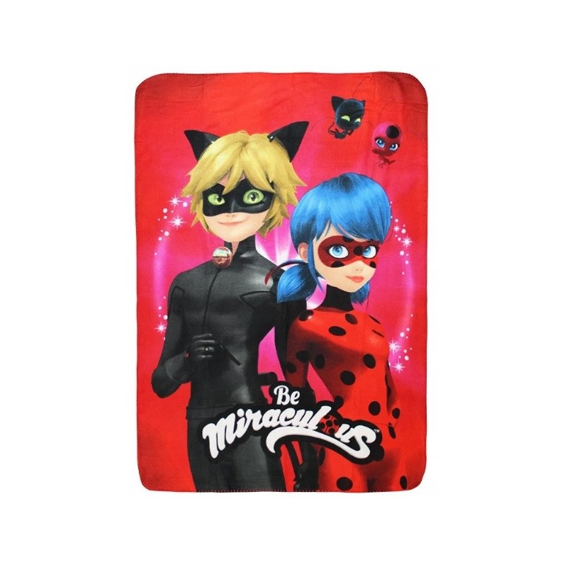 Miraculous Ladybug fleece blanket 100x140cm